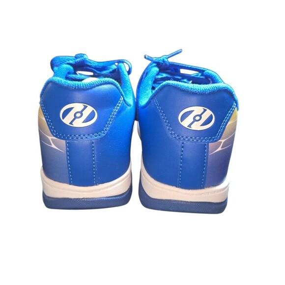 Heelys Split Spongebob Squarepants Blue & Yellow Roller Heeled Sneakers Size Y5 - Picture 4 of 12